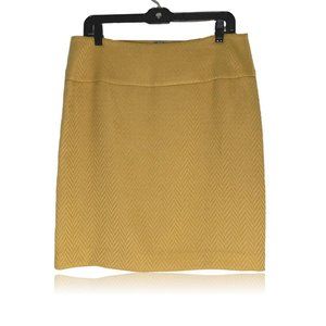 Tahari Gold Chevron Skirt